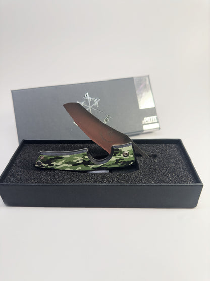 LES FINES LAMES - LE PETIT - Cigar Knife - Woodland Camo