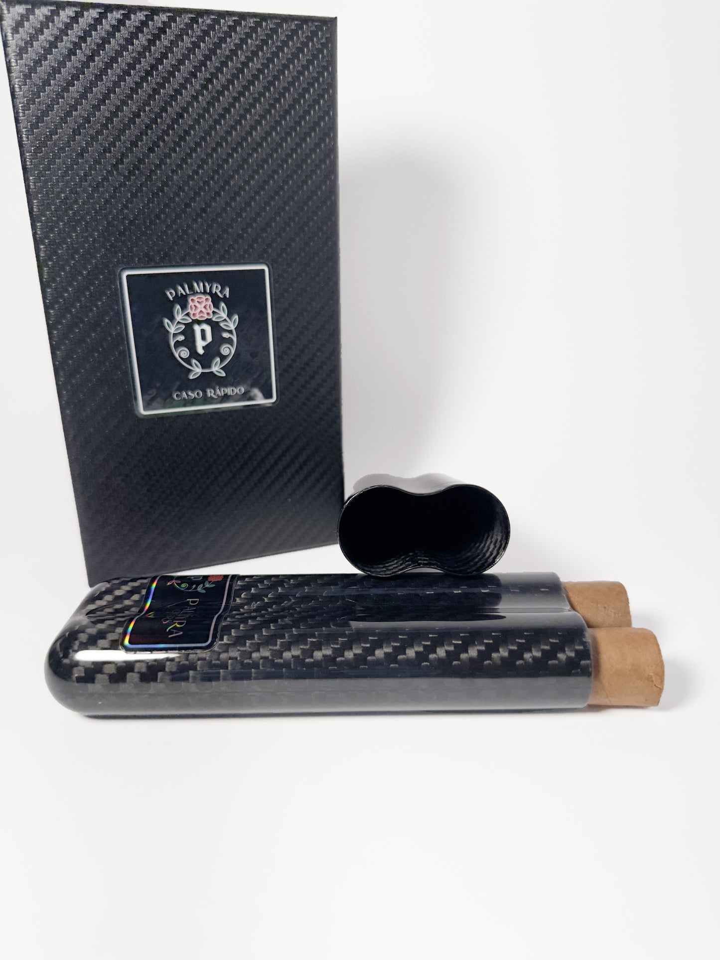 Palmyra Products - Carbon Fiber Cigar Travel Case 2