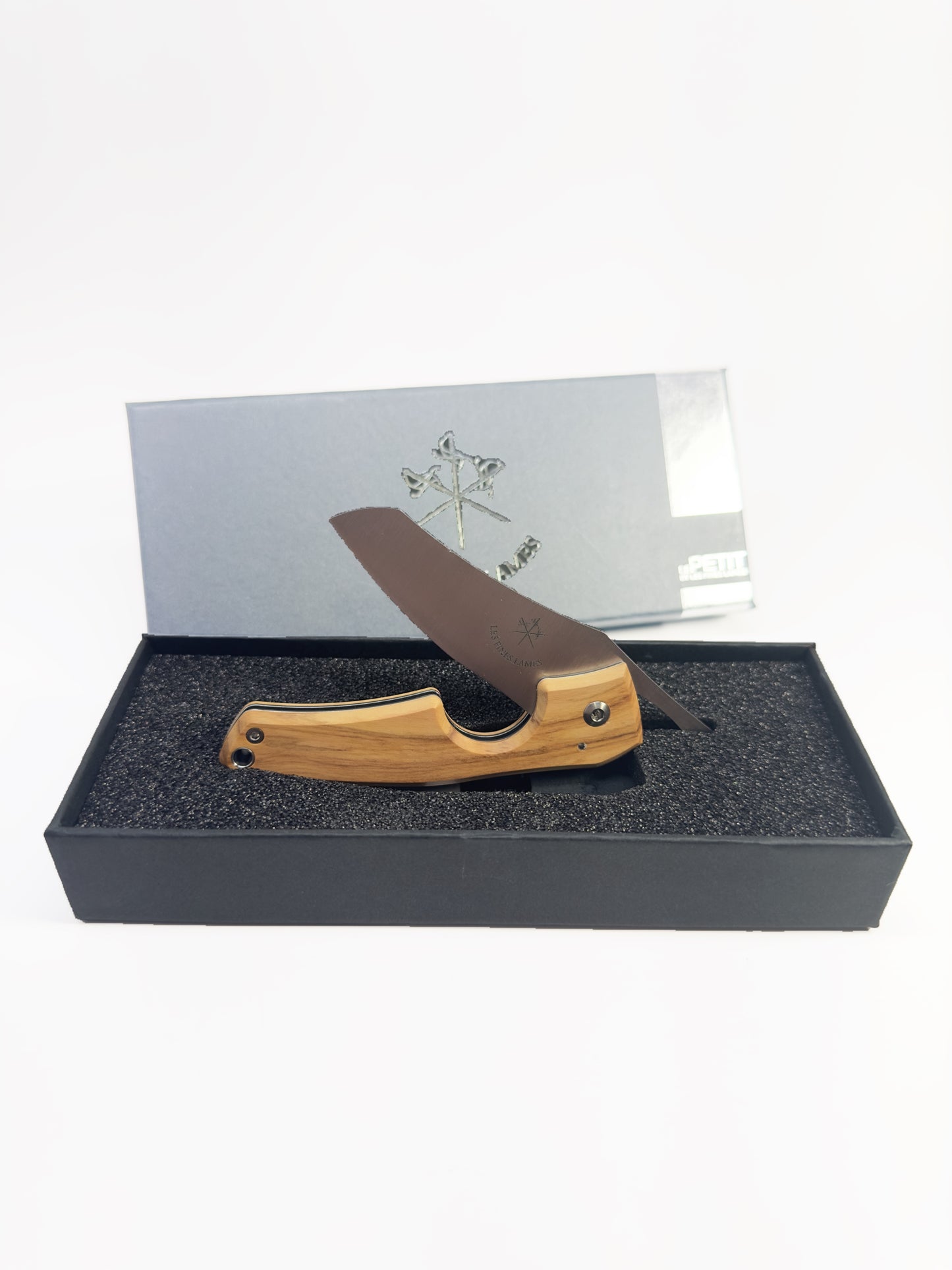 LES FINES LAMES - LE PETIT - Cigar Knife - Olivewood