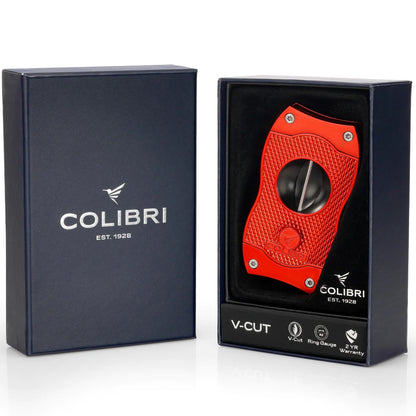 Colibri Diamond V Cut Cigar Cutter - Navy