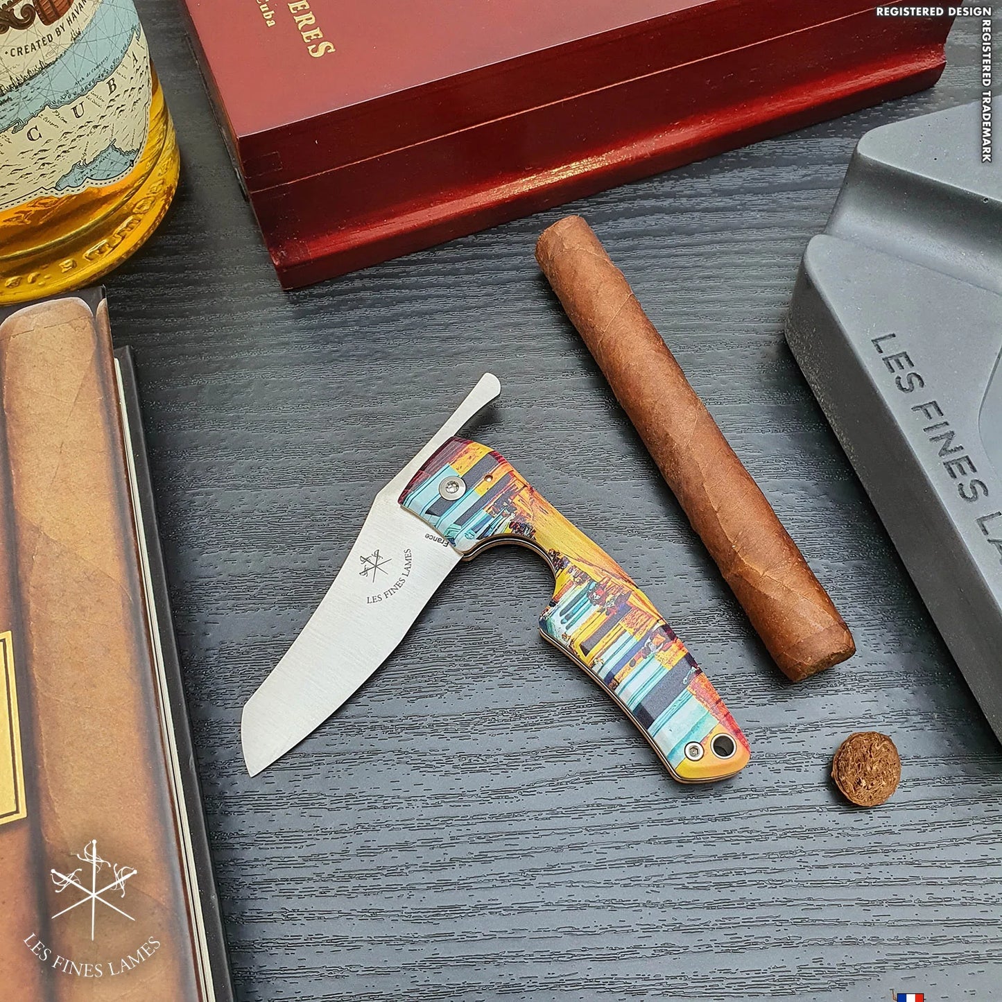 LES FINES LAMES - LE PETIT - Cigar Knife - Havana Streets