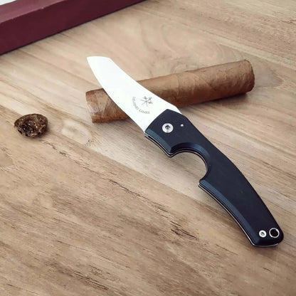 LES FINES LAMES - LE PETIT - Cigar Knife - Ebony Wood