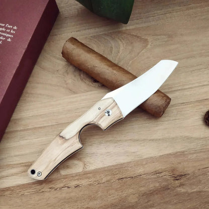 LES FINES LAMES - LE PETIT - Cigar Knife - Olivewood