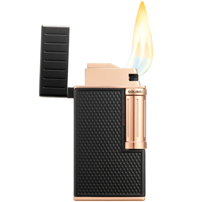 Colibri Julius Cigar Lighter - Black/Chrome