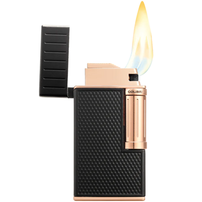 Colibri Julius Cigar Lighter - Black/Chrome