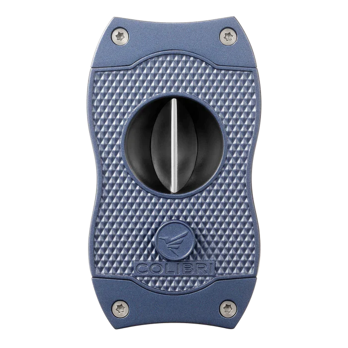 Colibri Diamond V Cut Cigar Cutter - Navy