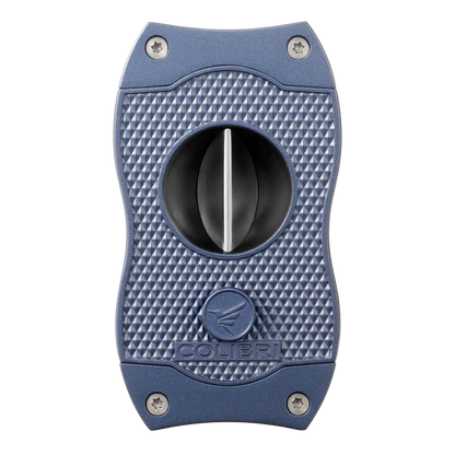 Colibri Diamond V Cut Cigar Cutter - Navy